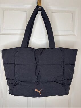 Puma Plush Tote 2.0 Black/Rose Gold